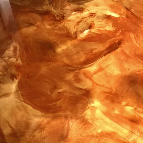 Marigold, orange Metallic Epoxy Floor for garage, living room, kitchen, bedroom, basement, bathroom, pool